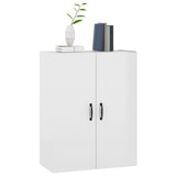 NNEVL Hanging Cabinet High Gloss White 69.5x34x90 cm Engineered Wood