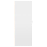 NNEVL Hanging Cabinet High Gloss White 69.5x34x90 cm Engineered Wood
