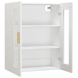 NNEVL Hanging Wall Cabinet White 69.5x34x90 cm