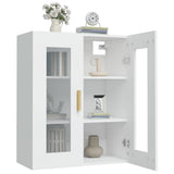 NNEVL Hanging Wall Cabinet White 69.5x34x90 cm