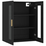 NNEVL Hanging Wall Cabinet Black 69.5x34x90 cm
