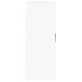 NNEVL Hanging Wall Cabinet White 69.5x32.5x90 cm