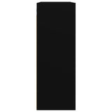 NNEVL Hanging Wall Cabinet Black 69.5x32.5x90 cm