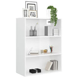 NNEVL Hanging Wall Cabinet High Gloss White 69.5x32.5x90 cm