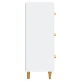 NNEVL Sideboard White 34.5x34x90 cm Engineered Wood