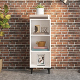 NNEVL Sideboard White 34.5x32.5x90 cm Engineered Wood