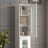 NNEVL Hanging Wall Cabinet White 34.5x34x90 cm