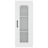 NNEVL Hanging Wall Cabinet White 34.5x34x90 cm