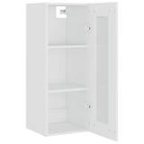 NNEVL Hanging Wall Cabinet White 34.5x34x90 cm