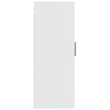 NNEVL Wall Cabinet White 35x34x90 cm Engineered Wood
