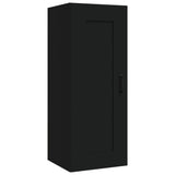 NNEVL Hanging Cabinet Black 35x34x90 cm Engineered Wood