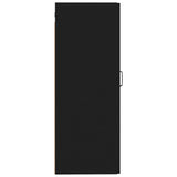 NNEVL Hanging Cabinet Black 35x34x90 cm Engineered Wood