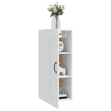 NNEVL Hanging Cabinet High Gloss White 35x34x90 cm Engineered Wood