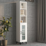 NNEVL Wall Cabinet White 34.5x32.5x90 cm Engineered Wood