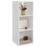 NNEVL Wall Cabinet White 34.5x32.5x90 cm Engineered Wood