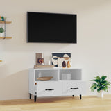 NNEVL TV Cabinet White 80x36x50 cm Engineered Wood