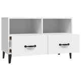 NNEVL TV Cabinet White 80x36x50 cm Engineered Wood