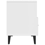 NNEVL TV Cabinet White 80x36x50 cm Engineered Wood