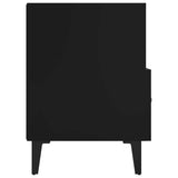 NNEVL TV Cabinet Black 80x36x50 cm Engineered Wood