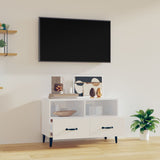 NNEVL TV Cabinet High Gloss White 80x36x50 cm Engineered Wood