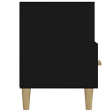 NNEVL TV Cabinet Black 102x36x50 cm Engineered Wood
