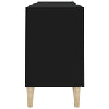 NNEVL TV Cabinet Black 150x30x50 cm Engineered Wood