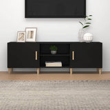 NNEVL TV Cabinet Black 150x30x50 cm Engineered Wood