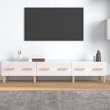 NNEVL TV Cabinet High Gloss White 150x34.5x30 cm Engineered Wood