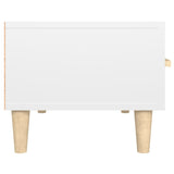 NNEVL TV Cabinet High Gloss White 150x34.5x30 cm Engineered Wood