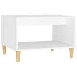 NNEVL Coffee Table  White 60x40x50 cm Engineered Wood