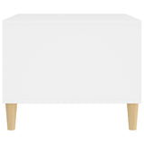 NNEVL Coffee Table  White 60x40x50 cm Engineered Wood
