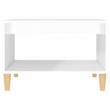 NNEVL Coffee Table High Gloss White 60x50x40 cm Engineered Wood