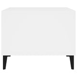 NNEVL Coffee Table White 60x50x40 cm Engineered Wood