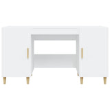 NNEVL Desk White 140x50x75 cm Engineered Wood