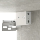 NNEVL Wall-mounted Bedside Cabinets 2 pcs Concrete Grey 35x35x20 cm