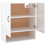 NNEVL Wall Cabinet High Gloss White 60x31x70 cm Engineered Wood