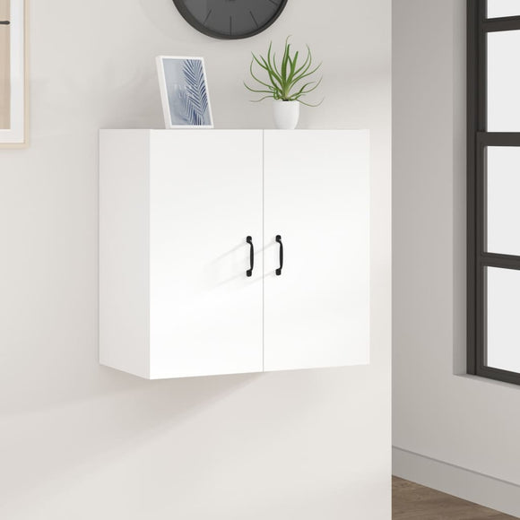 NNEVL Wall Cabinet White 60x31x60 cm Engineered Wood