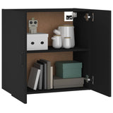 NNEVL Wall Cabinet Black 60x31x60 cm Engineered Wood