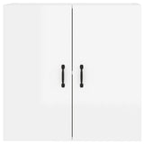 NNEVL Wall Cabinet High Gloss White 60x31x60 cm Engineered Wood