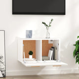 NNEVL Wall Cabinet White 60x36.5x35 cm Engineered Wood