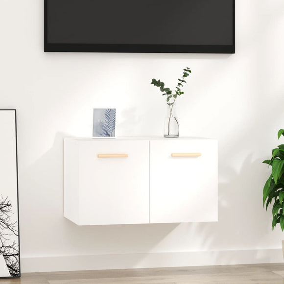 NNEVL Wall Cabinet White 60x36.5x35 cm Engineered Wood