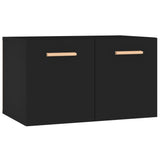 NNEVL Wall Cabinet Black 60x36.5x35 cm Engineered Wood