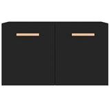 NNEVL Wall Cabinet Black 60x36.5x35 cm Engineered Wood