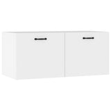 NNEVL Wall Cabinet White 80x35x36.5 cm Engineered Wood