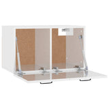 NNEVL Wall Cabinet High Gloss White 80x35x36.5 cm Engineered Wood