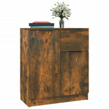 NNEVL Sideboard Smoked Oak 60x30x70 cm Engineered Wood