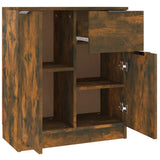 NNEVL Sideboard Smoked Oak 60x30x70 cm Engineered Wood
