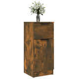 NNEVL Sideboards 2 pcs Smoked Oak 30x30x70 cm Engineered Wood
