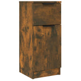 NNEVL Sideboards 2 pcs Smoked Oak 30x30x70 cm Engineered Wood