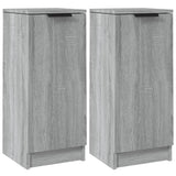 NNEVL Sideboards 2 pcs Grey Sonoma 30x30x70 cm Engineered Wood